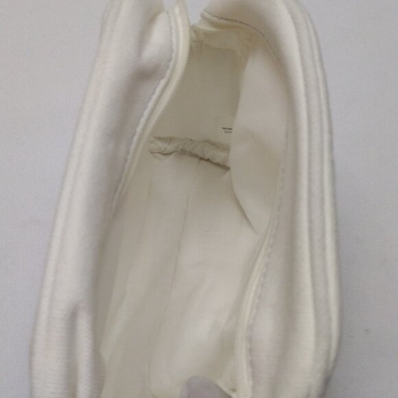 L'Occitane in Provence White Cotton Cosmetic Makeup Bag - Picture 7 of 9